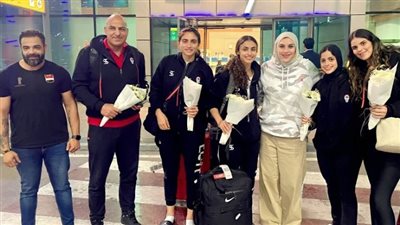 بعثة منتخب سيدات السلة 3*3 تعود لمصر بعد تحقيق فضية تاريخية