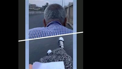 توصيل أب ابنته للجامعة بالدراجة يخطف قلوب المصريين.. فيديو