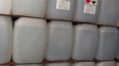 ضبط ٢٧ طن خامات منظفات صناعية مجهولة المصدر بالشرقية