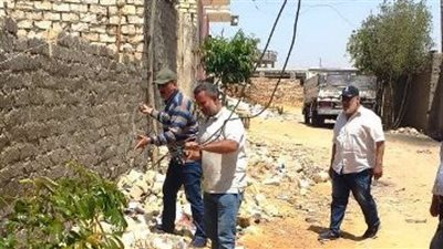 إزالة 65 حالة تعد على مساحة 68 فدانًا بالشرقية