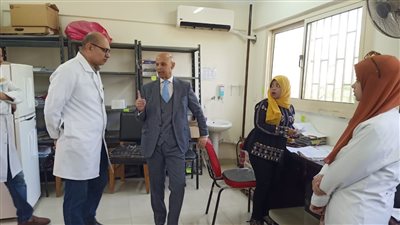 تخصيص طابق علوي للأقسام الإدارية بعيادة الجلدية والجذام بالزقازيق 