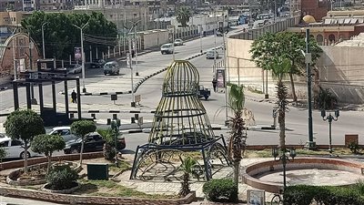 الإنتهاء من أعمال التطوير والتجميل بميدان السنترال بالإسماعيلية