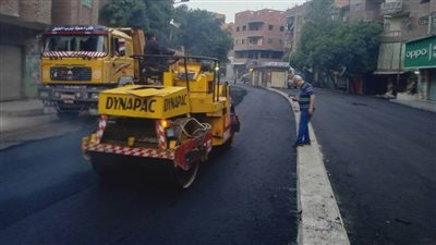 محافظ الجيزة يتابع رصف طرق ترعة عيد العال ببولاق والرياح الناصري