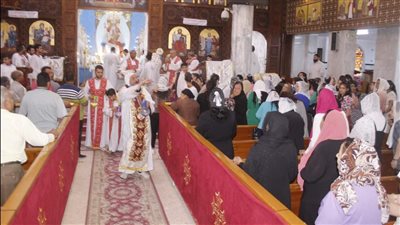 الأرثوذكس بالوادي الجديد يحتفلون بعيد الصعود المجيد (شاهد)