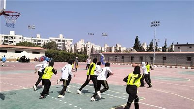  كفر الشيخ تفوز على بورسعيد فى دوري كرة السلة للصم بنات 