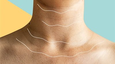 نصائح ذهبية لإزالة التجاعيد من الرقبة