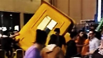 عاجل.. سقوط لعبة في مول شهير بالإسكندرية (صور)