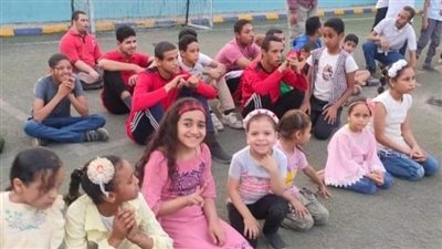 صور.. شباب سوهاج تنظم إحتفالية لمركز تدريب أطفال التوحد