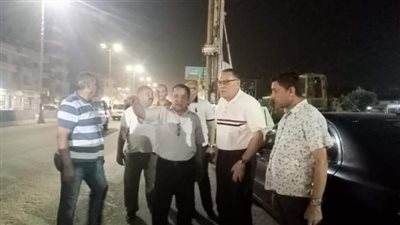 محافظ الشرقية يتابع أعمال انشاء كوبري المشاه ببلبيس