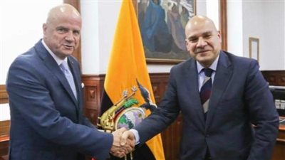 نائب رئيس الإكوادور يبحث مع السفير المصري فرص الاستثمار والتبادل السياحي