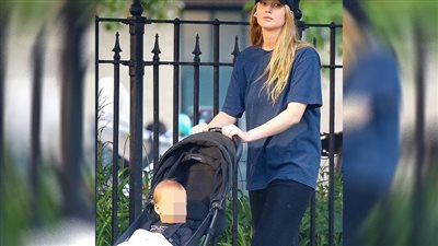 جينيفر لورانس برفقة ابنها بنيويورك بعد تألقها في 