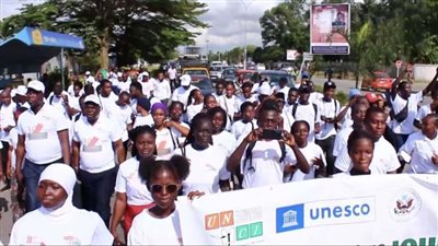  مسيرة في شوارع كوكودي الإيفوارية دفاعًا عن حرية الصحافة