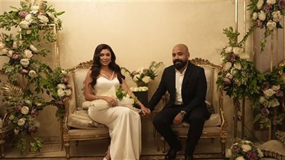 هاني سرحان وبسمة داود يحتفلان بخطبتهما فى جو أسري.. صور 