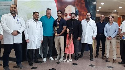 هيئة الرعاية تكرم بطل أفريقيا في المصارعة ومسح طبى شامل للأطمئنان على أصابته 