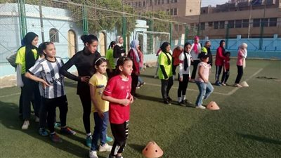 سوهاج تواصل تدريب خماسي كرة القدم للفتيات