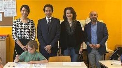 المكتب الثقافي المصري في روما يقيم ورشة عمل عن اللغة العربية والخط العربي بالمدرسة الفرنسية