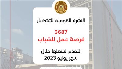  3687  فرصة عمل في 12 محافظة.. الحق مكانك