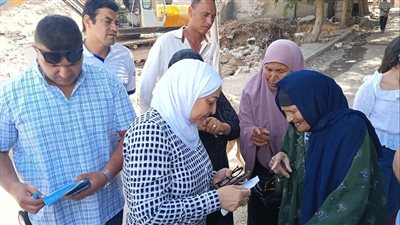  نائب محافظ القاهرة للمنطقة الجنوبية تتفقد أعمال تطوير منطقة عرب يسار