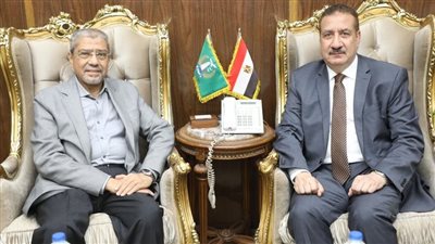 محافـظ المنوفية يلتقي المهندس إبراهيم العربى ويؤكد حرصه تفعيل دور المشاركة المجتمعية 
