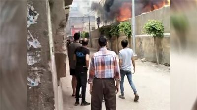 حريق هائل في مخزن للرواكد الطبية بمستشفى دكرنس