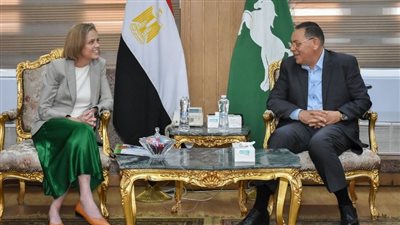 محافظ الشرقية يلتقي سفيرة النرويج لدى القاهرة 