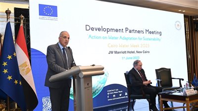 سويلم يشارك في اجتماع شركاء التنمية للتحضير لأسبوع القاهرة السادس للمياه