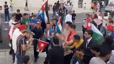 فرحة الشعب الأردني بزفاف ولي العهد والأميرة رجوة (شاهد) 