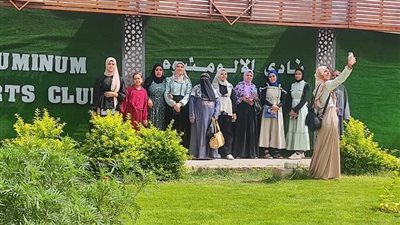 مركز شباب النجمة والحمران ينظم رحلة إلي نادي الألومنيوم 