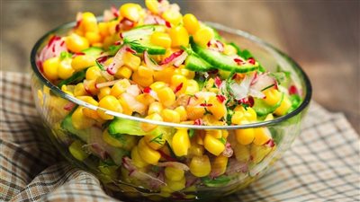 طريقة عمل سلطة الذرة بالخيار.. 4 فوائد مذهله لها