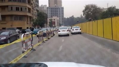 تحويلات مرورية لرفع ضغوط خط المياه بمحور محمد علي فهمى