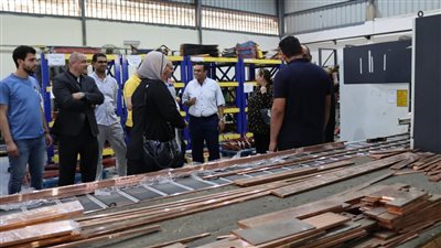 وزارة العمل تتفقد شركة صناعية بالإسماعيلية 