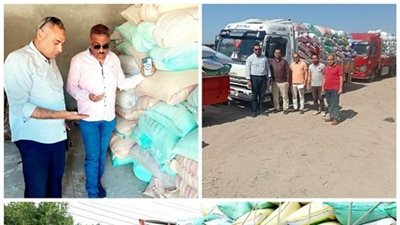 ضبط 194 طن قمح قبل تداولة بالسوق السوداء في البحيرة