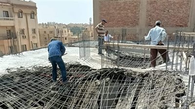 حملات متواصلة بأحياء المقطم والبساتين والمعصرة للحد من مخالفات البناء