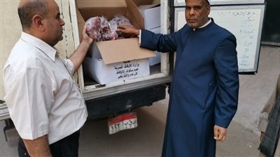أوقاف البحيرة تتسلم دفعة جديدة من صكوك اللحوم لتوزيعها على المستحقين  
