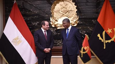 رئاسة الجمهورية تنشر صورًا لزيارة السيسي لأنجولا