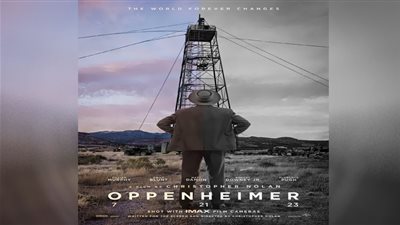 بوستر جديد لفيلم Oppenheimer قبل طرحه بالسينمات.. يتصدره كيليان مورفي