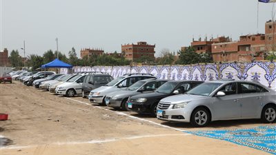 إقبال كثيف في أول أيام سوق السيارات بشبين الكوم