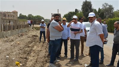 محافظ الجيزة يتفقد نسب التنفيذ بمشروع تغطية ترعة المنصورية