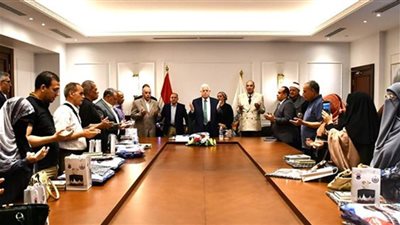 محافظ جنوب سيناء يستقبل بعثه حجاج بيت الله الحرام من مواطني المحافظة
