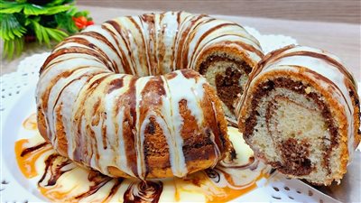 حضري أشهي كيكة سينابون بأسهل طريقة 