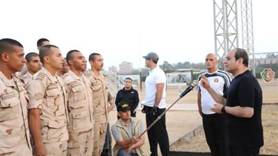 رسائل الرئيس السيسي خلال زيارته للكلية الحربية 