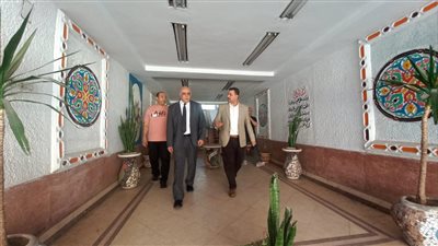 سكرتير عام البحيرة يتفقد ديوان مجلس مدينة كوم حمادة والمستشفي التخصصى 