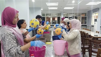 الشباب والرياضة تطلق فعاليات الملتقى الخامس للحرف اليدوية برأس البر