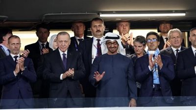 محمد بن زايد شاهد عيان على فوز مانشستر سيتي بدوري أبطال أوروبا
