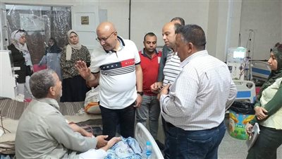 وكيل صحة بنى سويف يفاجئ مستشفى الفشن المركزى
