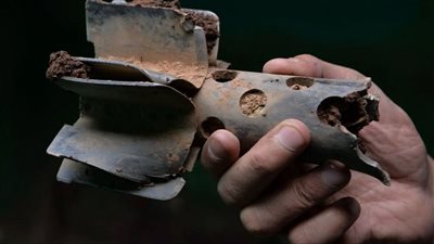 اكتشاف مخلفات شظايا قذيفة أمريكية في محطة  زابوروجيه الكهروذرية 