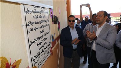 محافظ المنوفية يفتتح محطة صرف صحى زوير وسلكا وملعب مركز شباب اصطباري
