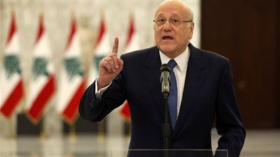 ميقاتي يطالب الأمم المتحدة بالضغط على إسرائيل لوقف خروقاتها المتكررة للسيادة اللبنانية