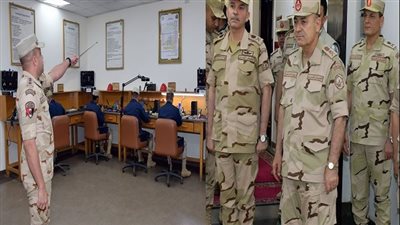 الفريق أسامة عسكر يشهد تنفيذ مشروع تكتيكي بجنود 