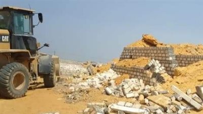 إزالة 25 حالة تعدٍ على الأراضي الزراعية وأملاك الدولة بالفيوم